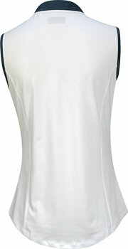 Риза за поло Callaway Womens Sleeveless Engineered Fading Shift Geo Polo Brilliant White L - 2