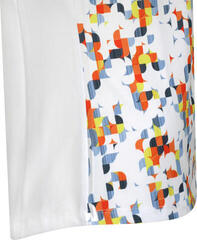 Polo košile Callaway Womens Sleeveless Engineered Fading Shift Geo Brilliant White XS Polo košile - 2