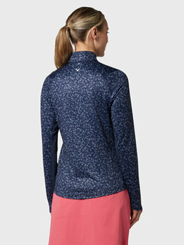 Sweat à capuche/Pull Callaway Womens Shape Shifter Geo Printed Sun Protection Top Peacoat S - 4