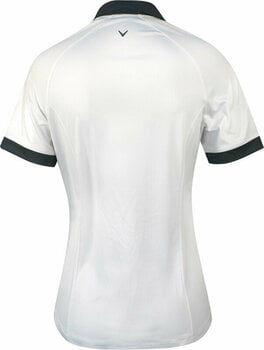 Риза за поло Callaway Womens Short Sleeve V-Placket Colourblock Polo Brilliant White S - 2