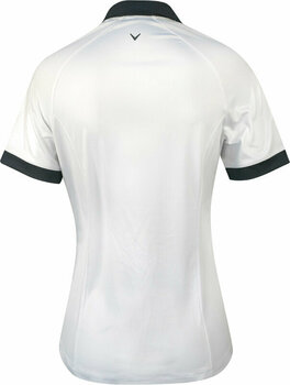 Polo Shirt Callaway Womens Short Sleeve V-Placket Colourblock Brilliant White XS Polo Shirt - 2