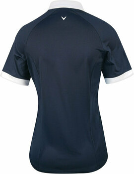 Polo-Shirt Callaway Womens Short Sleeve V-Placket Colourblock Polo Peacoat XL - 2