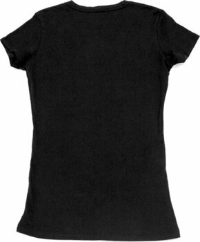 T-Shirt Fender Ladies Distressed Logo T-Shirt Black XL - 2