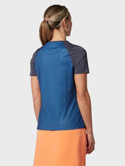 Polo-Shirt Callaway Womens Mitered Reflection Stripe Odyssey Grey - 3