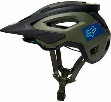 Casque de vélo FOX Speedframe Pro Blocked Helmet Vert militaire L Casque de vélo - 3