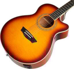 Elektroakusztikus gitár Washburn Festival EA15 Ice Tea Burst Elektroakusztikus gitár - 2