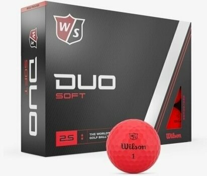 Golf žogice Wilson Staff Duo Soft Golf Balls Red - 2