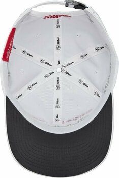 Mütze Wilson Staff Mens Pro Tour Hat White/Red - 4