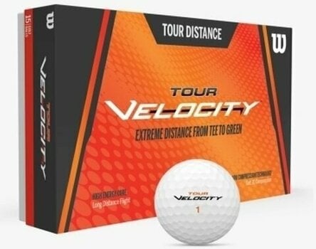Golfball Wilson Staff Tour Velocity Distance Golf Balls White 15 Pack - 2