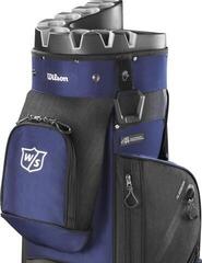 Cart Bag Wilson Staff I Lock III Cart Bag Navy/Black Cart Bag - 4