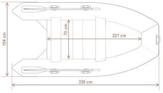 Barcă gonflabilă Gladiator Barcă gonflabilă B330AL Verde 330 cm - 2