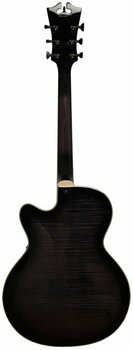 Ημιακουστική Κιθάρα D'Angelico EX-DH Grey Black with Black Hardware - 2