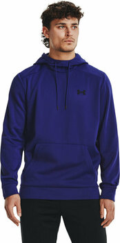 Fitness Sweatshirt Under Armour Men's Armour Fleece Hoodie Sonar Blue/Black XL Fitness Sweatshirt - 2