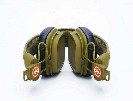 Brezžične slušalke On-ear Outdoor Tech Privates - Wireless Touch Control Headphones - Army Green - 3