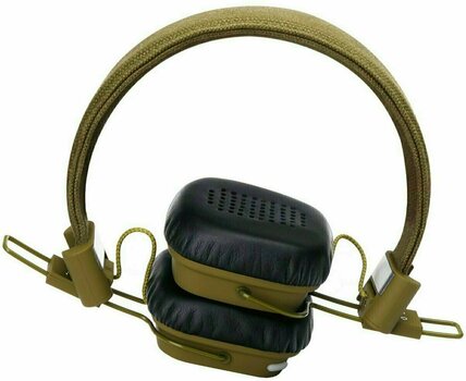 Bezdrôtové slúchadlá na uši Outdoor Tech Privates - Wireless Touch Control Headphones - Army Green - 5