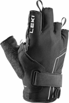 Gloves Leki Nordic Breeze Shark Short Black/White 6 Gloves - 2
