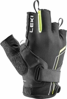 Gloves Leki Nordic Breeze Shark Short Black/Yellow/White 6 Gloves - 2