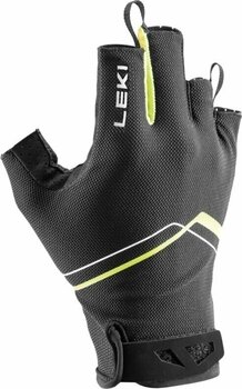Gloves Leki Multi Breeze Short Black/Yellow/White 7 Gloves - 2