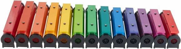 Perkuse pro děti Boomwhackers Chroma-Notes Resonator Bells Complete Set - 3