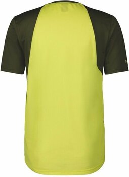 Odzież kolarska / koszulka Scott Trail Vertic S/SL Men's Shirt Podkoszulek Bitter Yellow/Fir Green S - 2