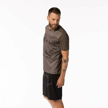 Maillot de cyclisme Scott Trail Flow S/SL Men's Shirt T-shirt Green/Aruba Green L - 6