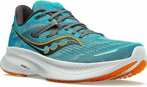 Road running shoes Saucony Guide 16 Mens Shoes Agave/Marigold 41 Road running shoes - 5