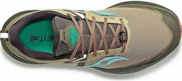 Chaussures de trail running
 Saucony Ride 15 Trail Womens Shoes Desert/Sprig 37 Chaussures de trail running - 3