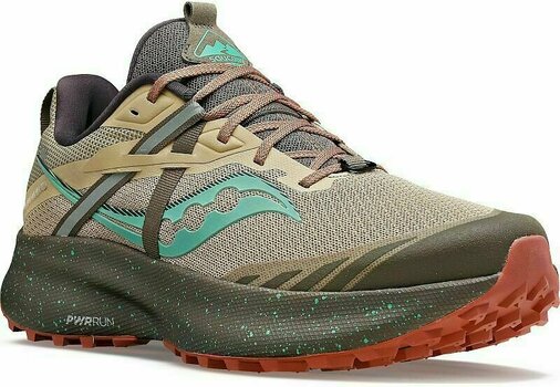 Chaussures de trail running
 Saucony Ride 15 Trail Womens Shoes Desert/Sprig 37,5 Chaussures de trail running - 5