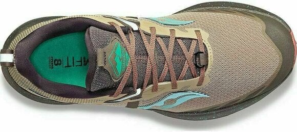 Chaussures de trail running
 Saucony Ride 15 Trail Womens Shoes Desert/Sprig 38,5 Chaussures de trail running - 3