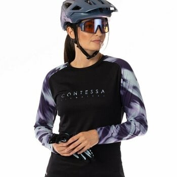 Maillot de cyclisme Scott Trail Contessa Signature L/SL Women's Shirt Maillot Black XS - 3