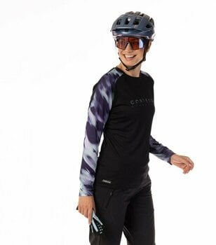 Mez kerékpározáshoz Scott Trail Contessa Signature L/SL Women's Shirt Dzsörzi Black XS - 4