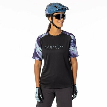Maillot de cyclisme Scott Trail Contessa Signature S/SL Women's Shirt Maillot Black XS - 3