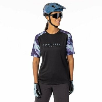Maglietta ciclismo Scott Trail Contessa Signature S/SL Women's Shirt Maglia Black S - 3
