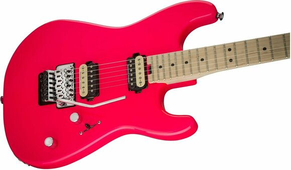 Electric guitar Charvel Pro Mod San Dimas Style 1 HH FR MN Neon Pink - 2