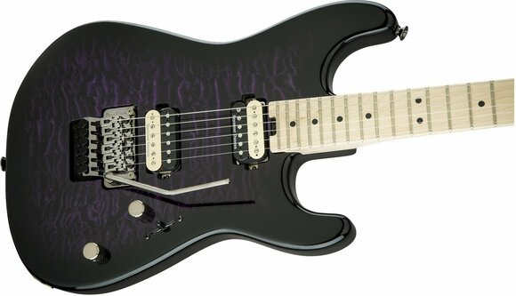 Guitarra elétrica Charvel Pro Mod San Dimas Style 1 HH FR MN Transp Purple Burst - 2