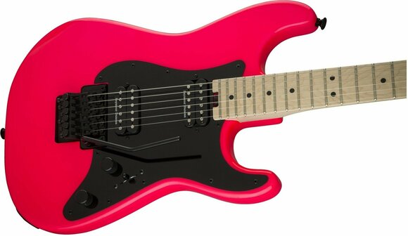 Elektromos gitár Charvel Pro Mod So-Cal Style 1 HH FR MN Neon Pink - 2