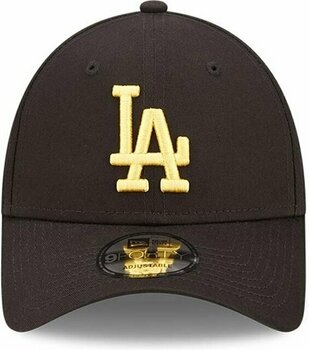 Keps Los Angeles Dodgers 9Forty MLB League Essential Black/Yellow UNI Keps - 3