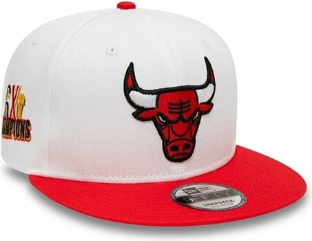 Șapcă Chicago Bulls 9Fifty NBA White Crown Patches White S/M Șapcă - 2