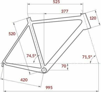 Rower Gravel / Cyclocross DEMA Gritch 5 Shimano GRX RX400 2x10 Blue/Black M Shimano 2023 - 2