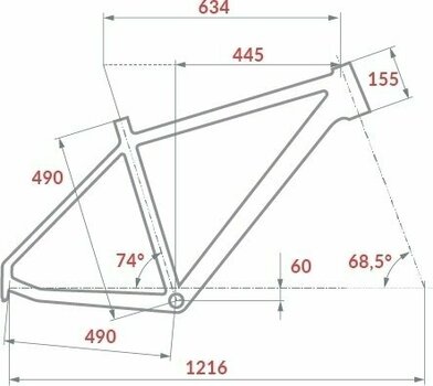 Górski rower elektryczny DEMA Relay Shimano Deore RD-M4120-SGS 1x10 Metal Blue/Silver L - 2