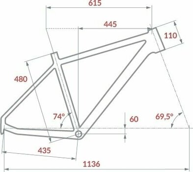 Hardtail kerékpár DEMA Energy 9 Shimao Deore M4120-SGS 2x10 Metal Grey/Black L - 2