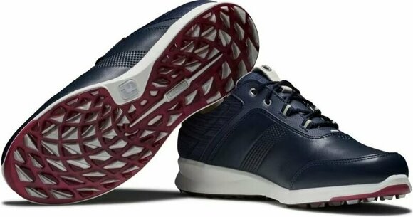 Women's golf shoes Footjoy Stratos Womens Golf Shoes Navy/White 38 - 5