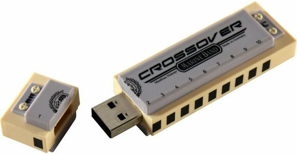 Diatonická ústna harmonika Hohner Crossover USB - 2