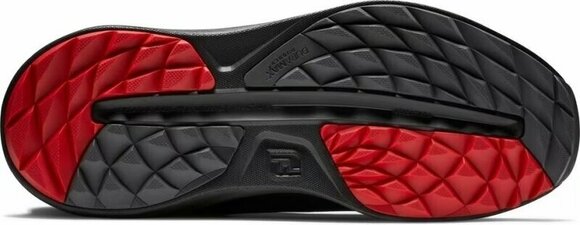 Herren Golfschuhe Footjoy Flex XP Mens Golf Shoes Black/Red 40,5 - 3