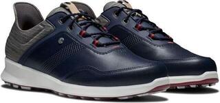 Pánské golfové boty Footjoy Stratos Navy/Grey/Beige - 3