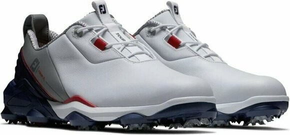 Herren Golfschuhe Footjoy Tour Alpha White/Navy/Grey 47 Herren Golfschuhe - 4