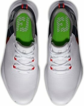 Chaussures de golf pour hommes Footjoy FJ Fuel White/Navy/Lime 44 Chaussures de golf pour hommes - 6