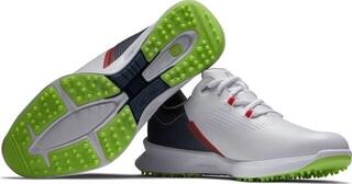 Pánské golfové boty Footjoy FJ Fuel White/Navy/Lime - 4
