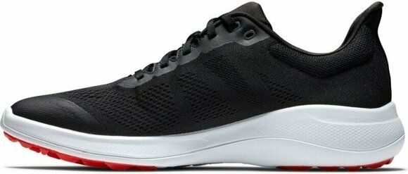 Pánske golfové topánky Footjoy Flex Mens Golf Shoes Black/White/Red 40,5 Pánske golfové topánky - 2