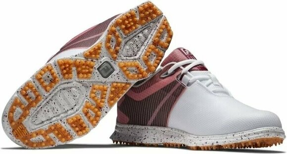 Dámske golfové topánky Footjoy Pro SL Sport White/Black/Burgundy 36,5 Dámske golfové topánky - 5